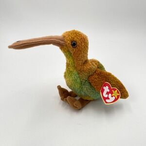 TY Beanie Baby - BEAK the Kiwi‎ Bird Stuffed Animal Toy With Tags